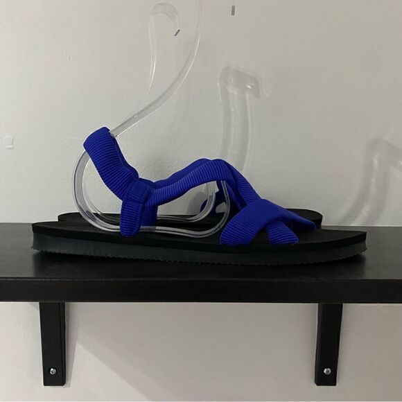 Lava Island Blue Sandals Womens Size 7 1/2 to 8 1/2 - Picture 4 of 6